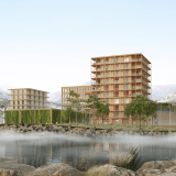 Sous-station et nouveau quartier des Ronquoz